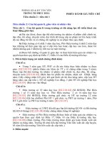 Phiếu đánh giá tiêu chí - Tiêu chuẩn II - Tiêu chí 1