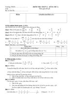 KIỂM TRA TOÁN 6-KÌ II