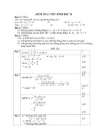 Đề kiểm tra 1 tiết hình học 10