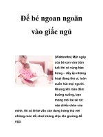 Để bé ngoan ngoãn vào giấc ngủ ppsx