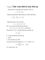 thiết kế tổng hộp hệ điện cơ cho thang máy, chương 6 pptx