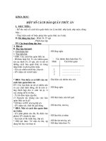 Bảo quản thức ăn