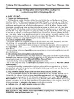 Kết hợp phần mềm OpenOffice.org Impress và violet trong thiết kế bài giảng điện tử.