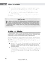 Hướng dẫn học Microsoft SQL Server 2008 part 112 doc