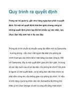 Quy trình ra quyết định pptx