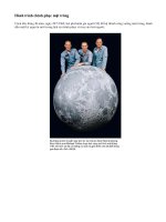 Hành trình chinh phục mặt trăng