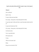 Lập hồ sơ thực hiện chế độ ưu đãi đối với người có công với cách mạng từ trần pptx