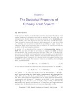 Econometric theory and methods, Russell Davidson - Chapter 3 ppt