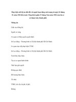 Thực hiện chế độ ưu đãi đối với người hoạt động cách mạng từ ngày 01 tháng 01 năm 1945 đến trước Tổng khởi nghĩa 19 tháng Tám năm 1945 (cán bộ cơ sở thuộc tỉnh, thành phố) pptx