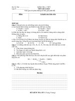 De kiem tra hoa 9 1 tiet (so 1) 2009