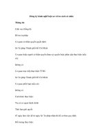 Đăng ký hành nghề luật sư với tư cách cá nhân pptx