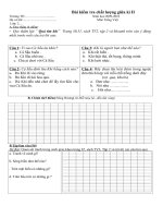 DE KIEM TRA TIENG VIETGIUA KI 2 NĂM HOC:2009-2010