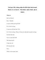 Gia hạn Giấy chứng nhận đủ điều kiện kinh doanh thuốc (Cơ sở bán lẻ : Nhà thuốc, Quầy thuốc, đại lý thuốc) docx