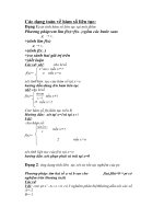 bài tâp về hàm liên tục