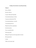 Sát nhập, chia tách nhóm trẻ, lớp mẫu giáo độc lập potx