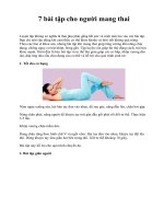 7 bài tập cho người mang thai ppt