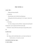 Giáo án Công nghệ lớp 6 - THỰC HÀNH ( tt ) pptx