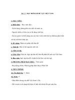 Giáo án địa lý lớp 8 - ĐẶC ĐIỂM SINH VẬT VIỆT NAM ppt