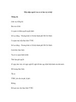 Tiếp nhận người vào cơ sở bảo trợ xã hội doc