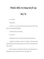 Thuốc điều trị tăng huyết áp (Kỳ 5) doc