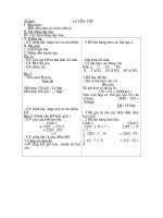 Luyện tập chia cho số co 3 chữ số