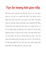 Tạo ấn tượng khi giao tiếp ppsx
