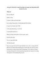 Giải quyết chế độ đối với người hoạt động cách mạng, hoạt động kháng chiến bị địch bắt tù, đày docx