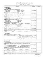 đề thi HK2 09-10 tham khảo Địa 6