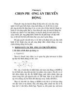 thiết kế hệ truyền động nâng hạ cơ cấu cầu trục, chương 4 pdf