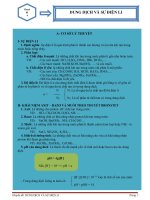 Chuên đe SU DIEN LI - DUNG DICH