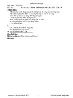 giáo án sinh 7 (2 cột) 2009-2010