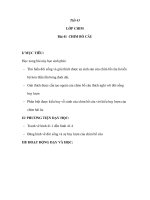 Sinh học 7 - LỚP CHIM Bài 41 CHIM BỒ CÂU ppt