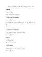 Đăng ký giải thể Văn phòng đại diện đối với doanh nghiệp tư nhân docx