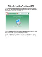 phần mềm học tiếng anh hiệu quả ets