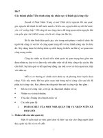 Tiến trình công tác nhân sự và đánh giá công việc