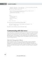 Hướng dẫn học Microsoft SQL Server 2008 part 19 docx