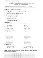 ĐỀ THI GIỮA KỲ 2