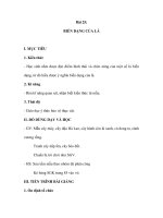 Sinh học 6 - Bài 25: BIẾN DẠNG CỦA LÁ pdf