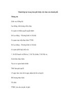 Thành lập lại trung tâm giới thiệu việc làm của thành phố ppt