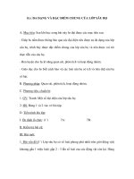 Giáo án Sinh 7 - ĐA DẠNG VÀ ĐẶC ĐIỂM CHUNG CỦA LỚP SÂU BỌ ppt