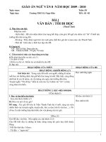 Giáo án Ngữ văn 8 từ tuần 1 đến 20(cực hay)