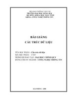 Bài giảng - Cấu trúc dữ liệu pot