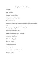 Hòa giải vụ tranh chấp lao động doc