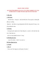 Địa lý lớp 9 - THỰC HÀNH SO SÁNH TÌNH HÌNH SẢN XUẤT CÂY CÔNG NGHIỆP LÂU NĂM Ở TRUNG DU VÀ MIỀN NÚI BẮC BỘ VỚI TÂY NGUYÊN doc