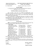 Các quyết định thành lập Kì thi Học sinh giỏi cấp tiểu học