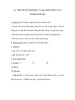 Giáo án Sinh 7 - MỘT SỐ GIUN DẸP KHÁC VÀ ĐẶC ĐIỂM CHUNG CỦA NGÀNH GIUN DẸP pptx