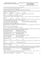 đề thi thử chuyên lê quý đôn - lần 1