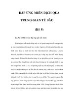 ÐÁP ỨNG MIỄN DỊCH QUA TRUNG GIAN TẾ BÀO (Kỳ 9) docx