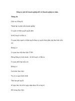 Đăng ký giải thể doanh nghiệp đối với Doanh nghiệp tư nhân ppsx