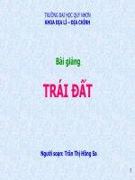 Vận động tự quay quanh trục của Trái đất pot